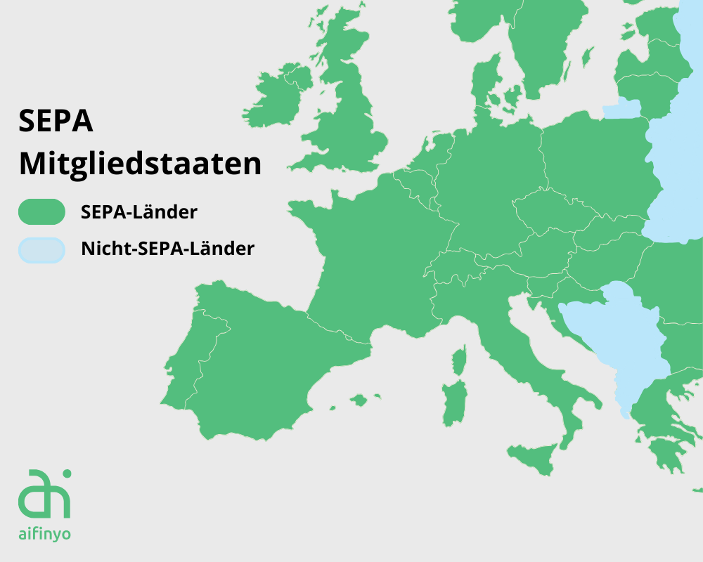 SEPA Mitgliedstaaten für Auslandsüberweisungen